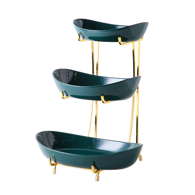 高档陶瓷精致网红现代客厅果盘