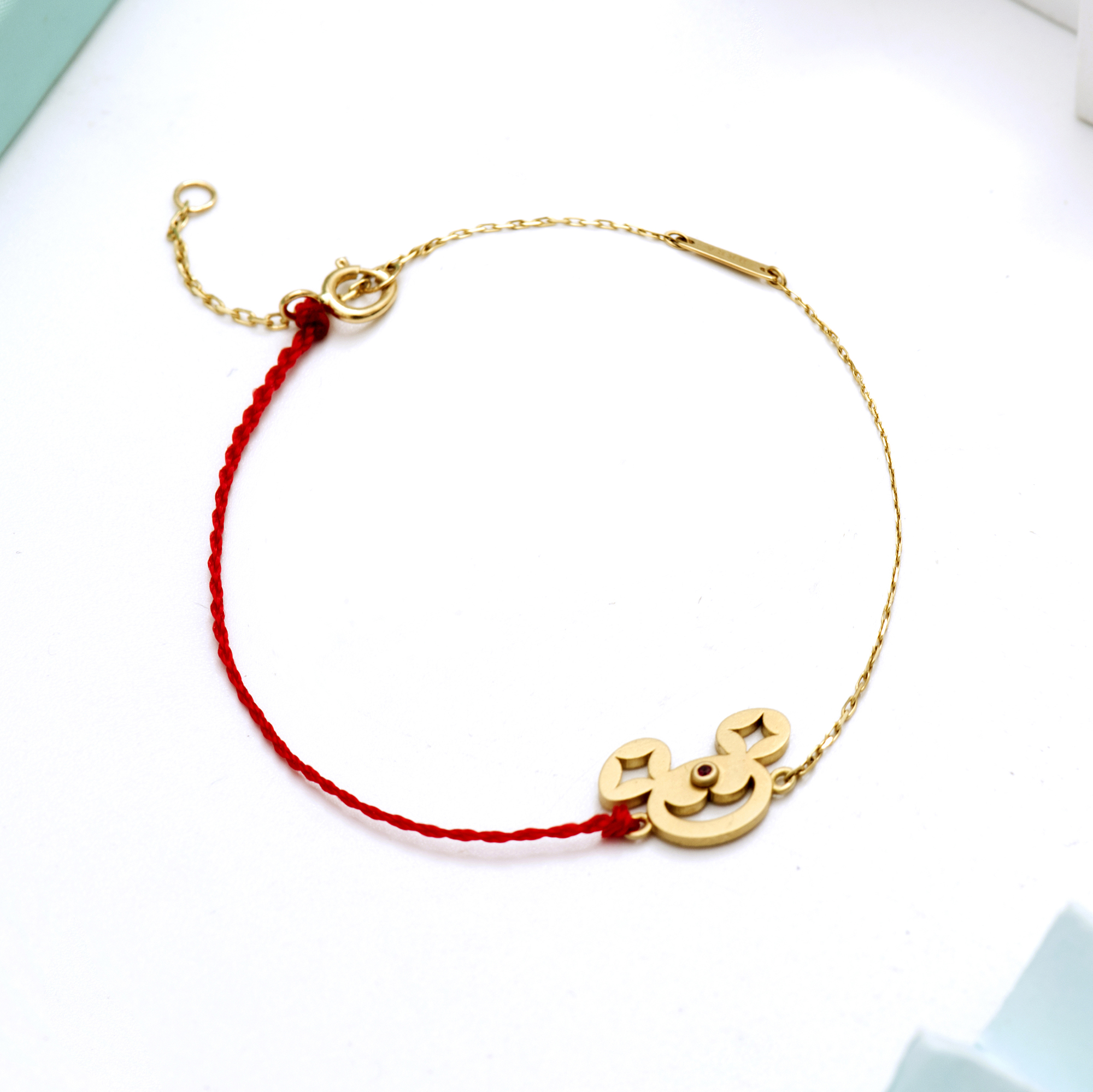 原创赫拉臻藏18k金红宝石手链