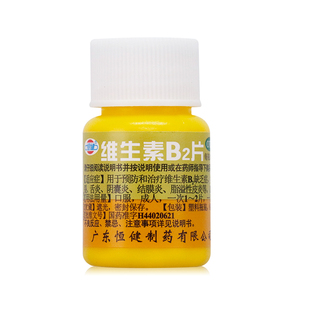 恒健维生素B2片100片