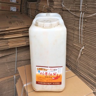 刘营红酱  绵阳米粉炒料专用调料 餐饮商用红酱辣椒酱 50斤大桶装