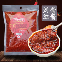 四川辣椒酱 正宗刘营红酱 三台县特产绵阳米粉炒料专用辣椒酱500g