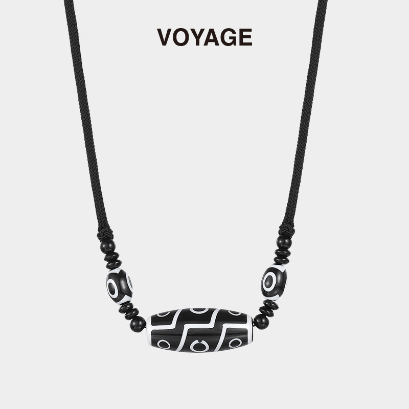 新中式天珠项链潮流高级感