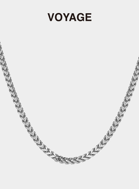 VOYAGE钛钢肖邦古巴链男士项链男款锁骨链小众高级感链子配饰男潮