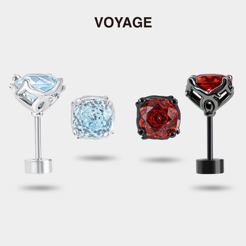 荆棘玫瑰钛合金耳钉养耳洞耳骨钉