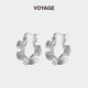 VOYAGE气质独特耳环女小众设计感高级耳钉耳扣夸张名媛耳圈耳饰夏