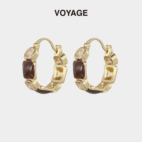 VOYAGE美拉德法式复古耳环