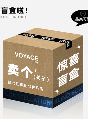 VOYAGE【盲盒】 款式任意发/2件饰品 不支持挑选和退换货