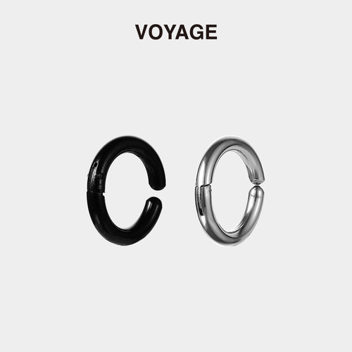 VOYAGE素圈耳夹小众设计感高级