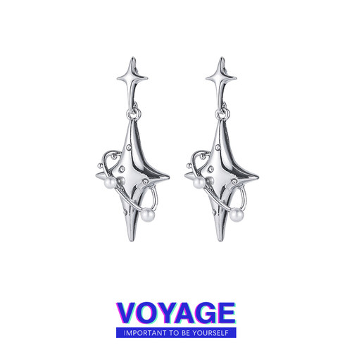 小众设计感星体耳环高级感耳钉女