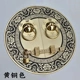 仿古大门拉手中式 门栓锁扣插销配 纯铜门环把手复古圆形拉环老式