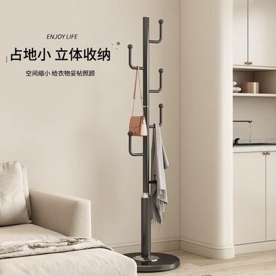 办公室挂衣服神器大理石轻奢衣帽架挂衣架子简易落地卧室客厅简约