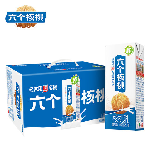 六个核桃饮料核桃乳250ml*24盒