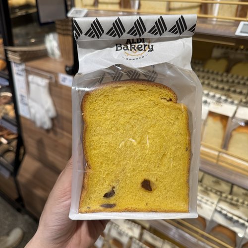 奥乐齐ALDI 南瓜提子吐司面包220g 5天保质期 超市代购