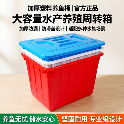 带盖加厚养鱼储水大容量塑料水箱