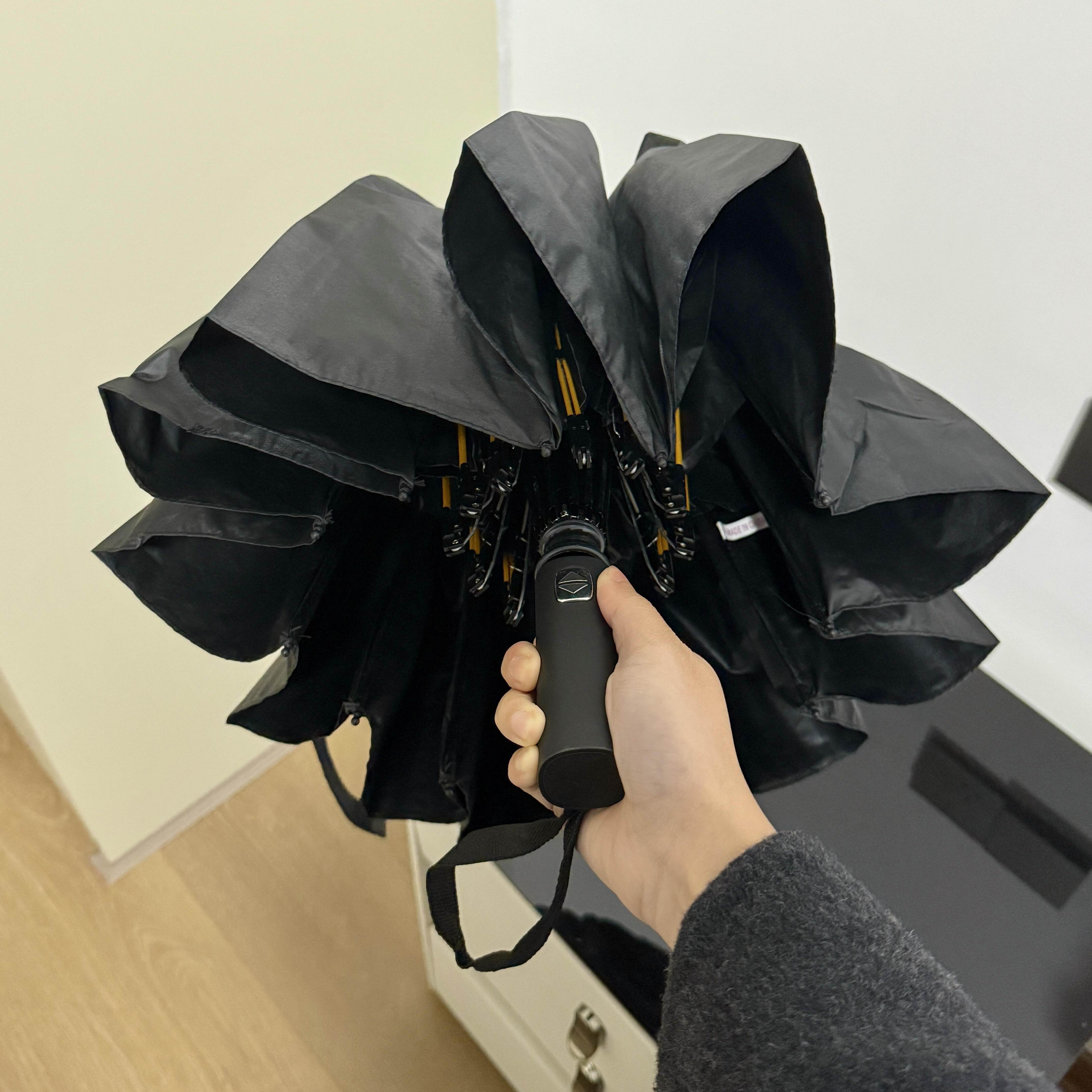 韩剧女二清冷感12骨全自动晴雨伞