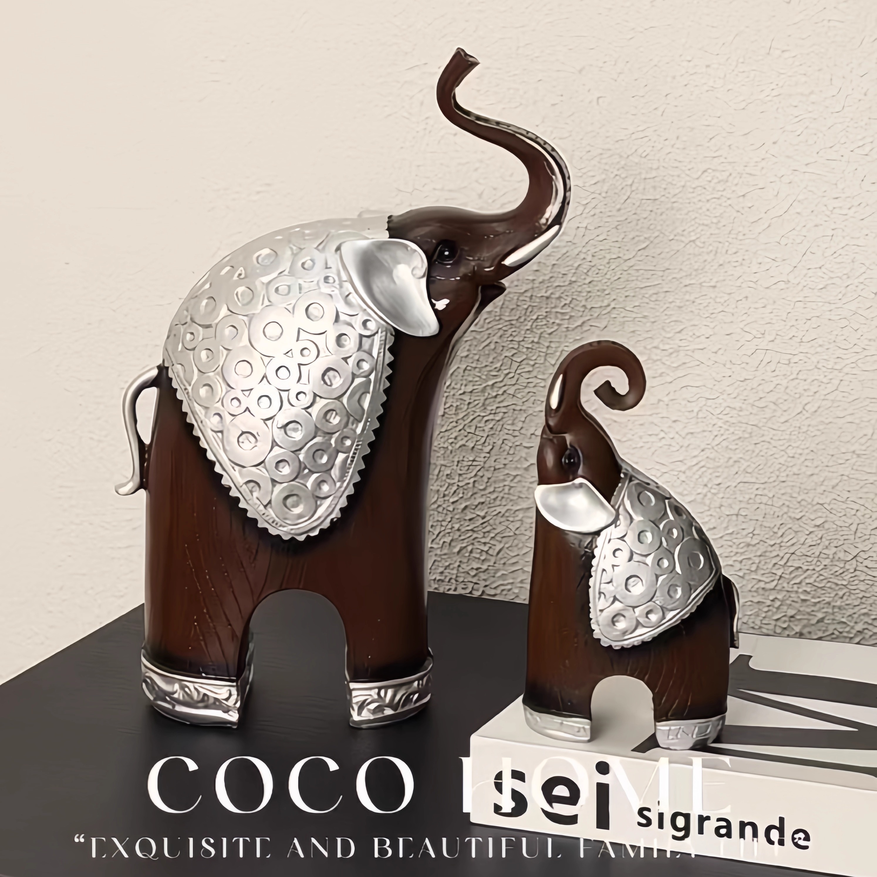 招财大象家居装饰高档次摆件礼物