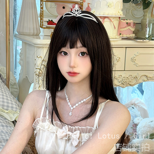 超闪水滴锆石项链耳环套装女高级感轻奢小众颈链锁骨链礼服配饰