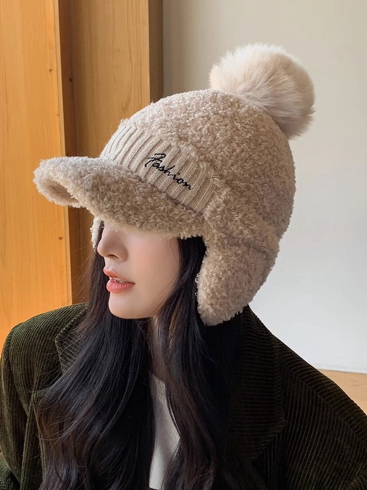 大头围秋冬季护耳加厚帽子女保暖