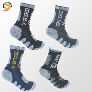 for品牌登山运动袜毛巾底加厚高筒长棉筒袜子coo男士 跑步速干专业