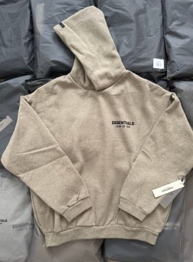 现货FOG Essentials Holiday Core系列字母连帽卫衣宽松帽衫男女