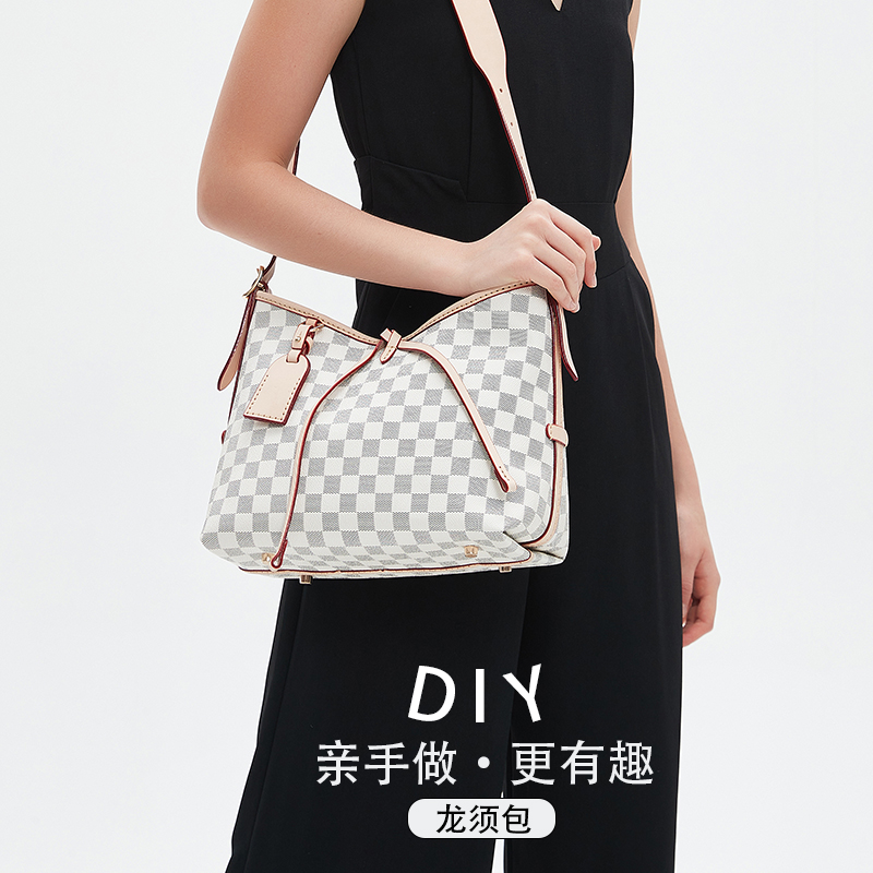 真皮大容量龙须包乔姑娘斜跨