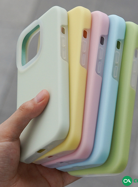 果冻液态硅胶手机壳适用苹果15Promax酷安酷品全包多巴胺iPhone14防摔原创亲肤简约ins网红苹果13超薄撞色透