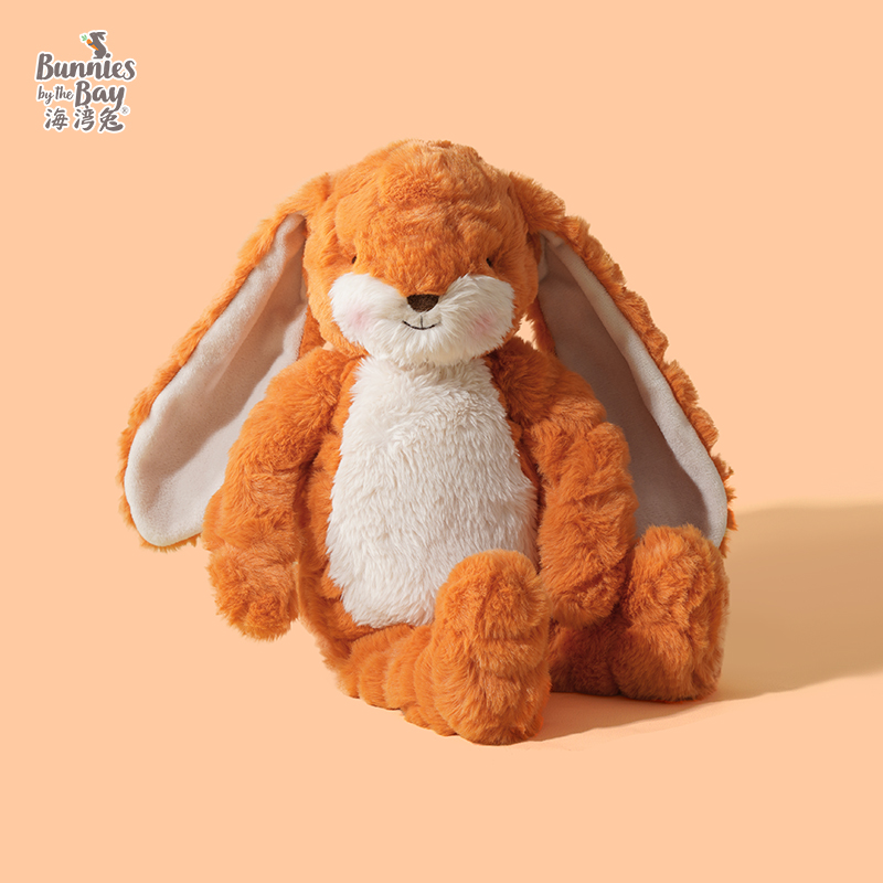 海湾兔Bunnies 压花云朵Nibble长耳兔抱睡陪伴毛绒玩偶女生日礼物
