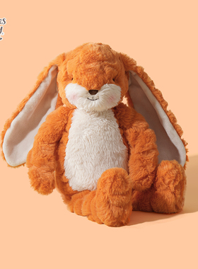 海湾兔Bunnies 压花云朵Nibble长耳兔抱睡陪伴毛绒玩偶女生日礼物