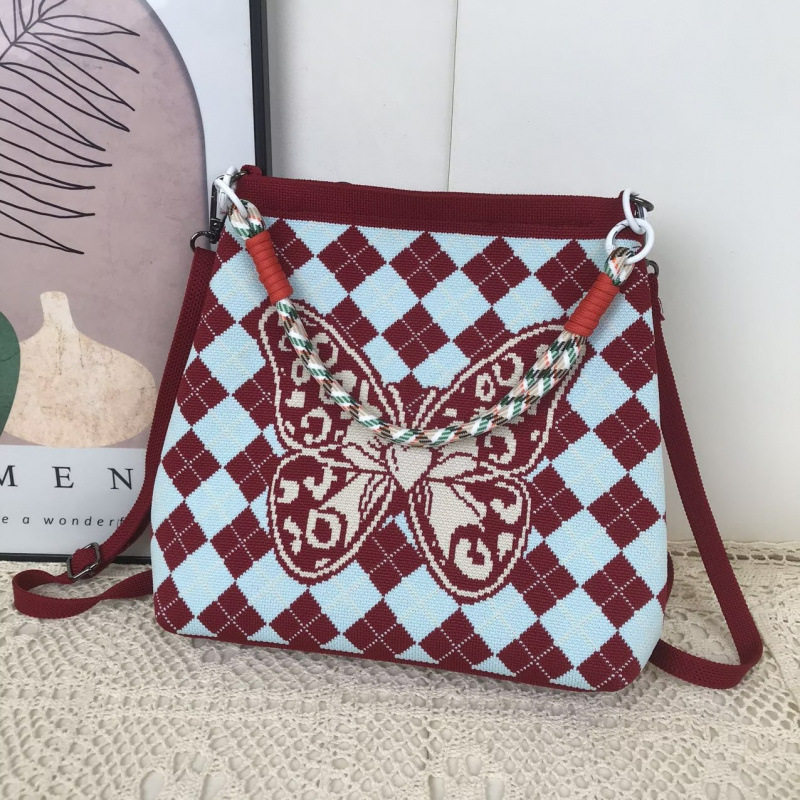 2025亚马逊ins韩版毛线包针织贝壳包斜跨手提时尚简约针织包单肩,箱包皮具/热销女包/男包,通用款女包,淘宝优惠券,粉丝福利购,淘宝优惠卷