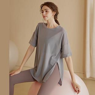 Womens Thin Sports Loose Cover Running Tops Training
