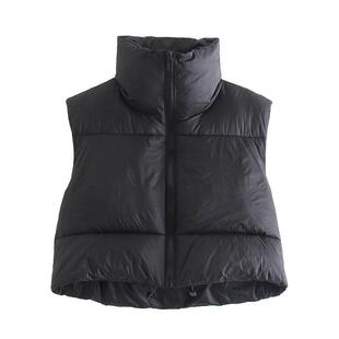 cotton vest womens jacket vest loose sleeveless winter