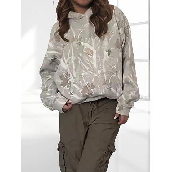 new winter womens sweatshirt long round neck casual