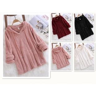 womens double jacket fleece faced sweater clothing