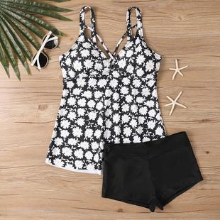 piece womens plus swimsuit tankini size Two