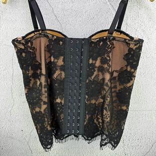 pads sexy women Lace slimming wear breast bottoming top