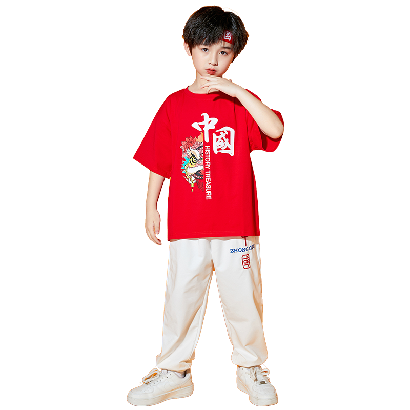 元旦儿童啦啦队演出服幼儿园小学生秋季运动会合唱拉拉操表演服装
