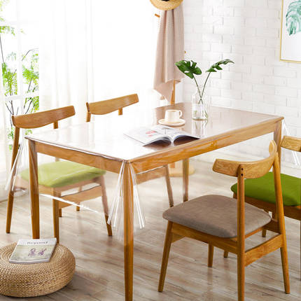 tpu无味下垂超薄款透明软塑料玻璃桌台布防水防油防烫高透茶几巾