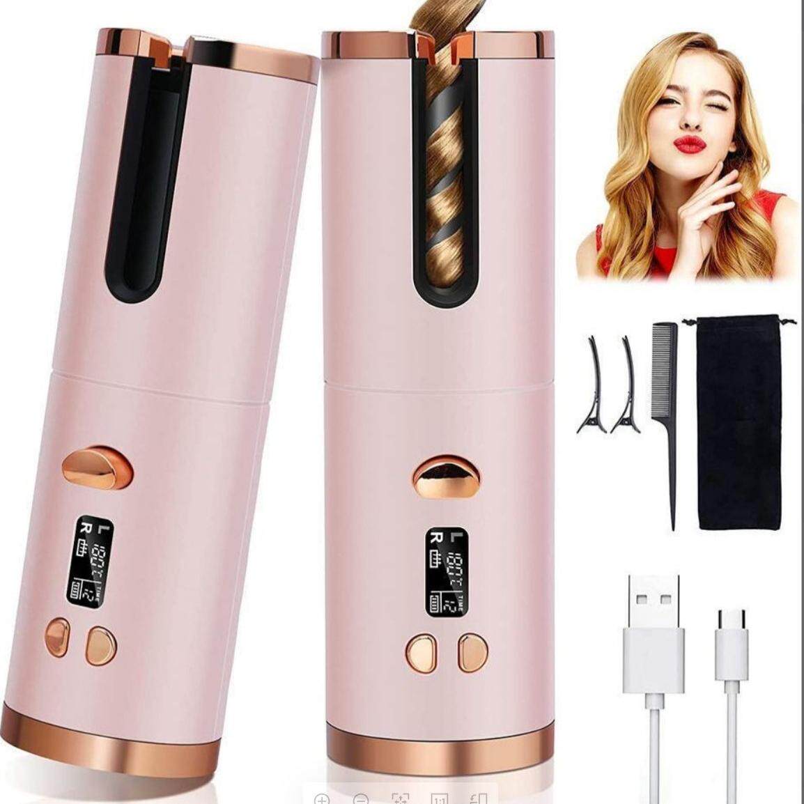 自动卷发棒多功能USB充电卷发器懒人卷发蛋卷式外贸