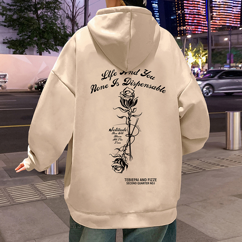 重磅卫衣男ins潮流秋冬季宽松百搭男生保暖帽衫休闲运动外套帅气