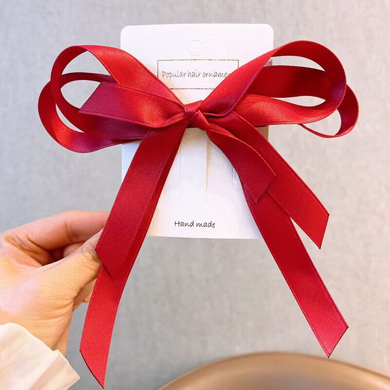 在逃公主珍珠蝴蝶结儿童发夹韩版女童立体发饰小女孩甜美顶夹头饰