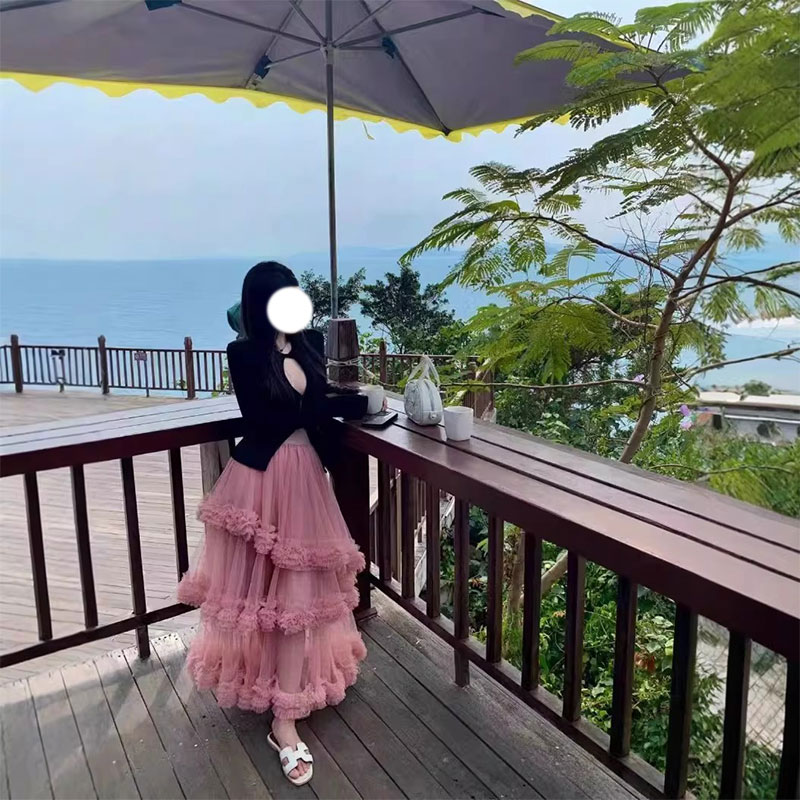 不规则多层蛋糕蓬蓬裙女春季