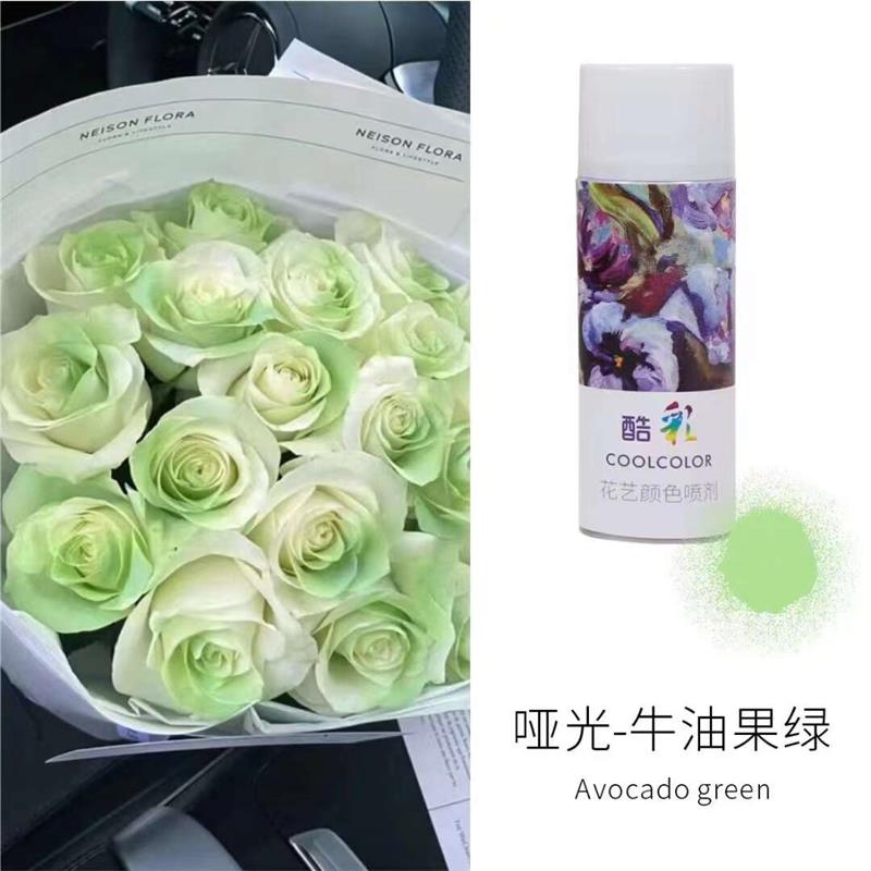 网红花艺喷漆鲜花喷色剂碎冰蓝花束喷漆着色剂花艺鲜花包装材料