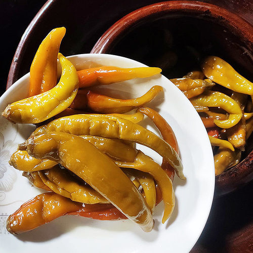 湖南特产酸辣椒腌辣椒正宗老坛开胃下饭菜特辣泡辣椒新鲜农家自制