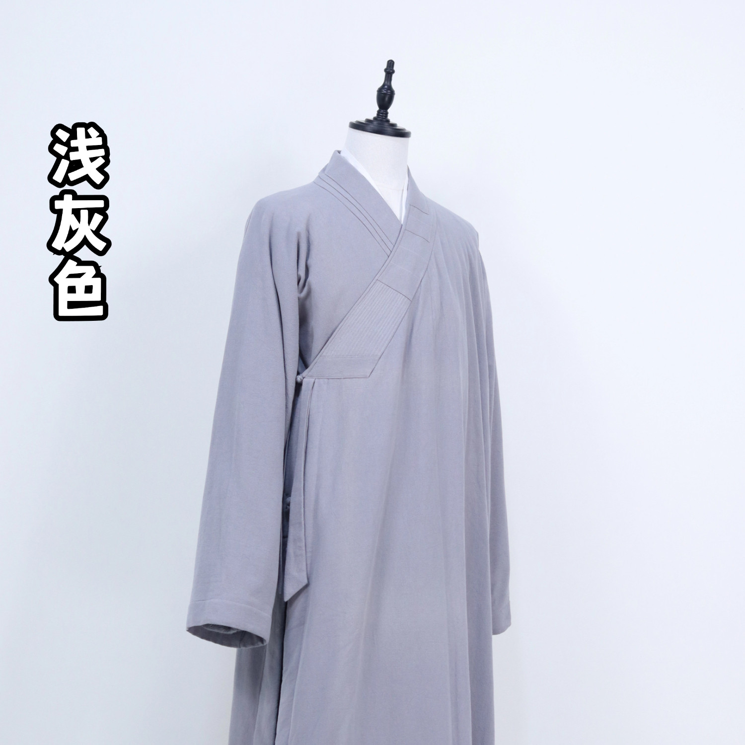 新款僧服长褂加绒秋冬款出家人和尚比丘尼男女大褂保暖加厚