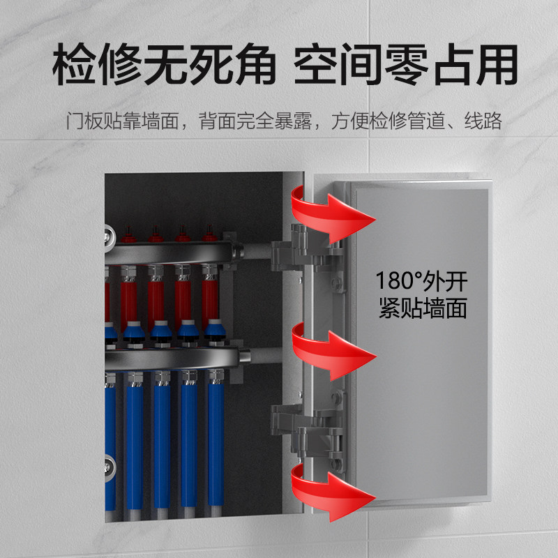 地暖分水器隐形卫生间瓷砖隐形检修口浴缸下水管检修门空调外机