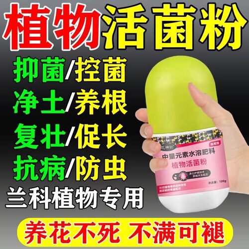 植物活菌粉兰花专用菌微生物菌剂养根壮根防烂根水溶肥兰菌粉肥料