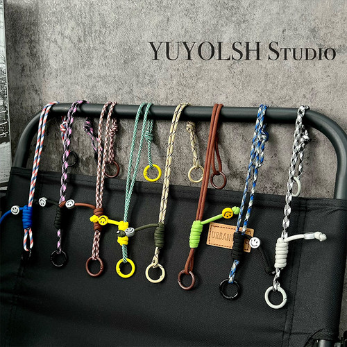 原创自制编织手机挂绳可斜挎手提