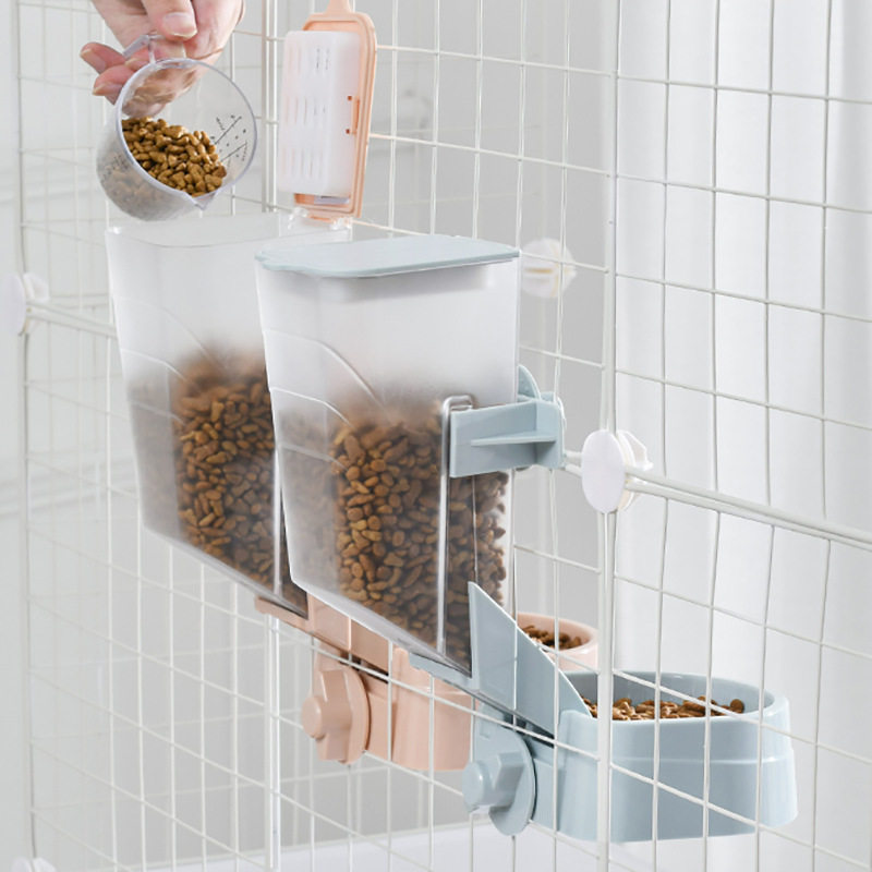 猫咪自动喂食器狗狗自助投食机猫粮猫碗食盆防打翻悬挂式宠物用品