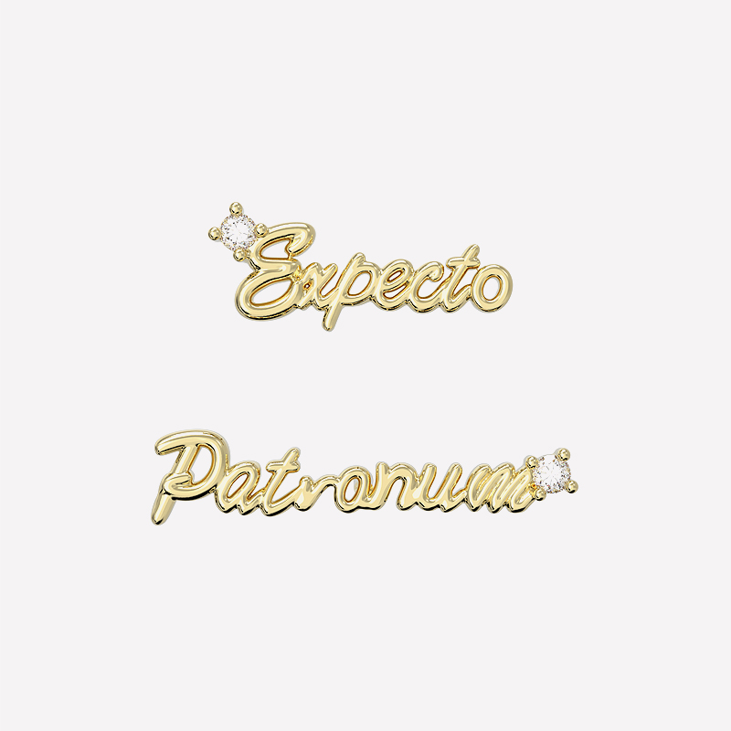 哈利波特守护神咒耳钉女耳饰