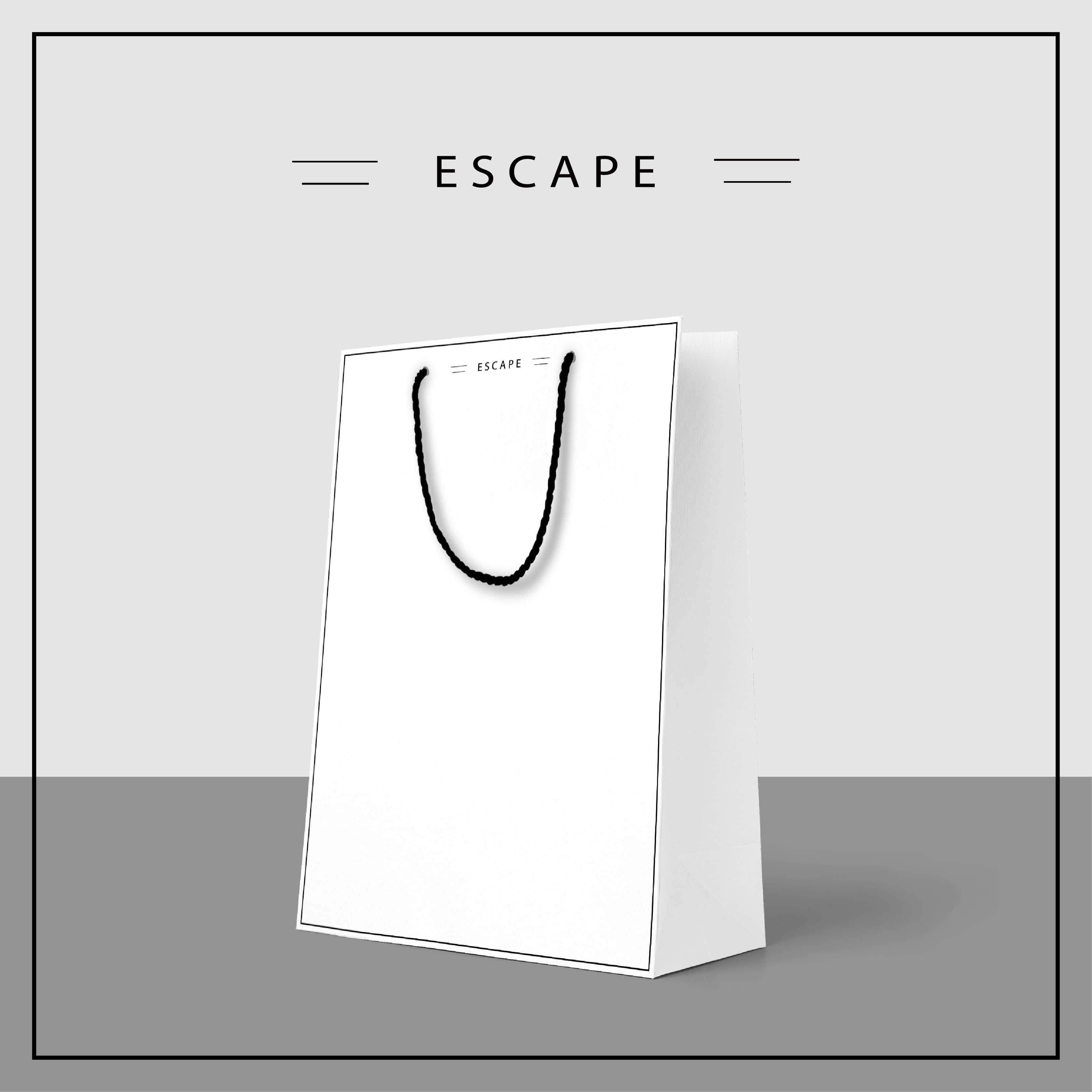 简约时尚韩版网红ins风新款高档服装店袋子礼品购物袋包装袋加厚